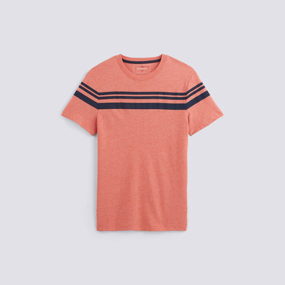 T-shirt rayures contrastées