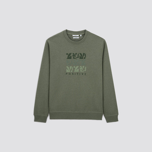 Sweat à col rond 100 % recyclé