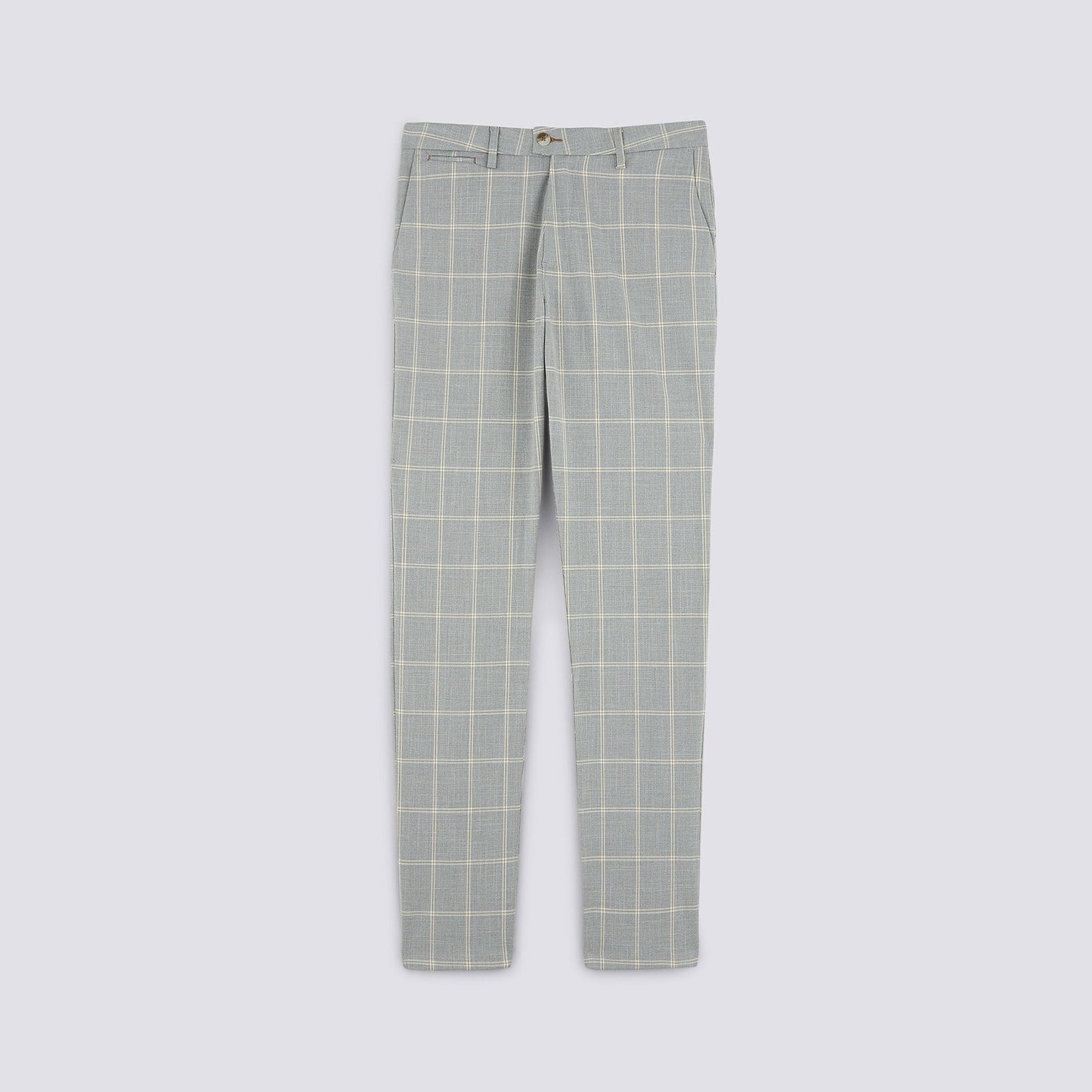 Pantalon chino à carreaux