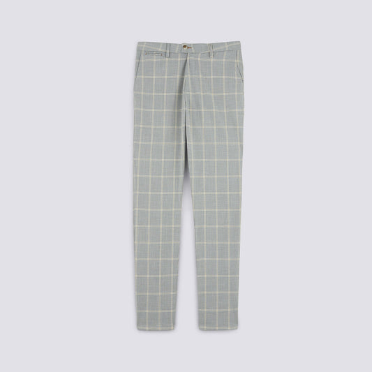 Pantalon chino à carreaux