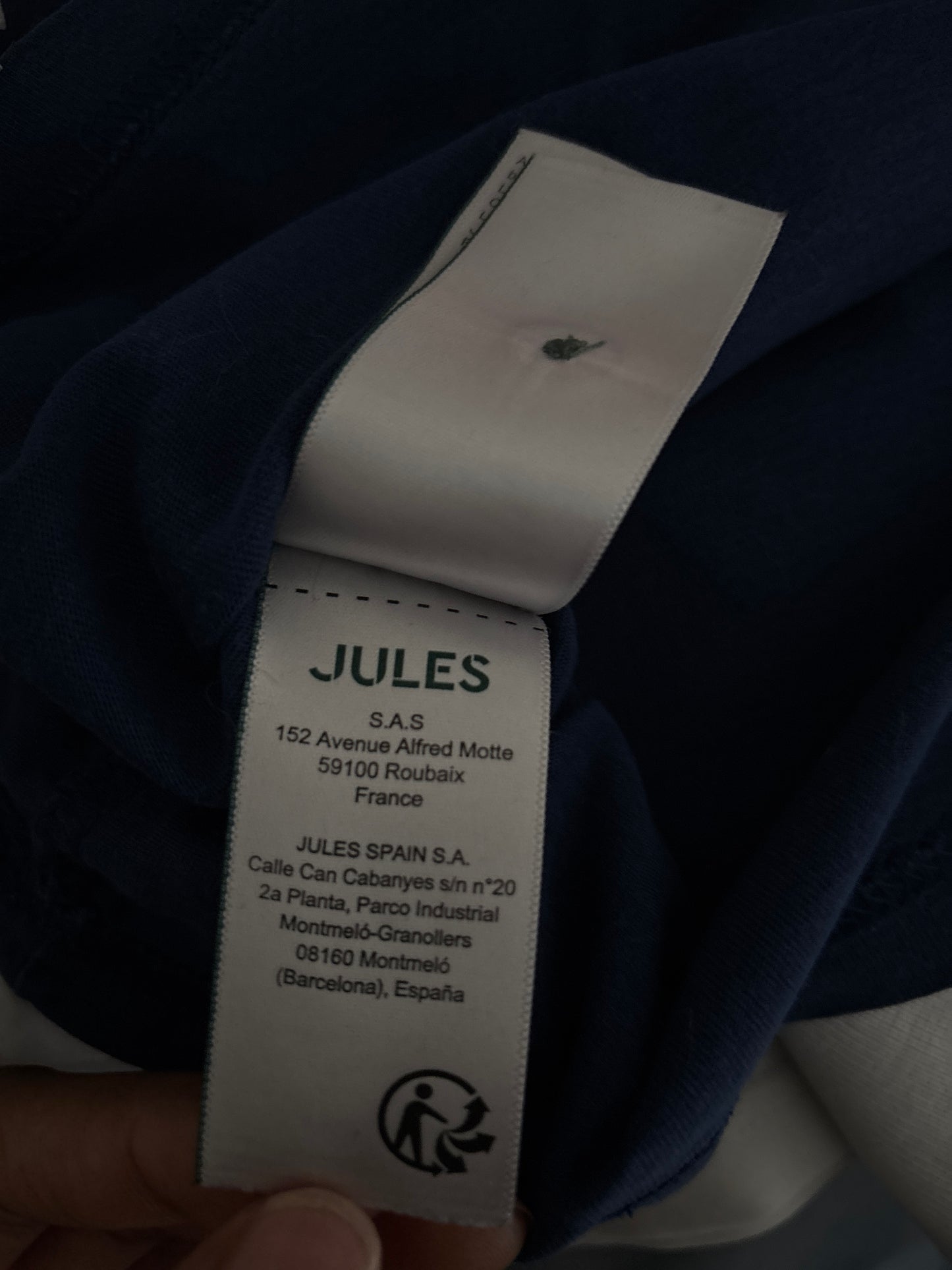 Polo bleu marine