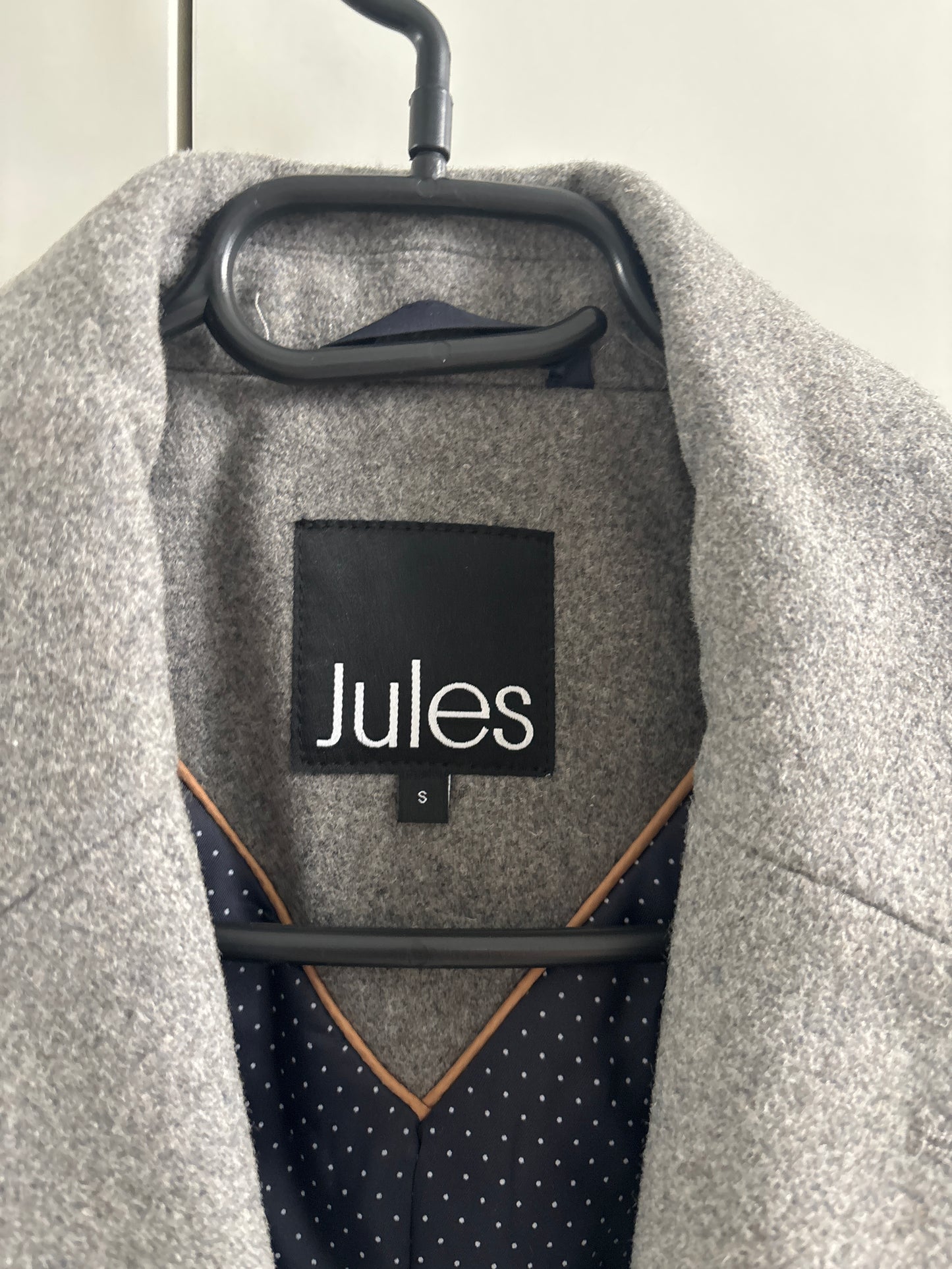 Manteau long col tailleur