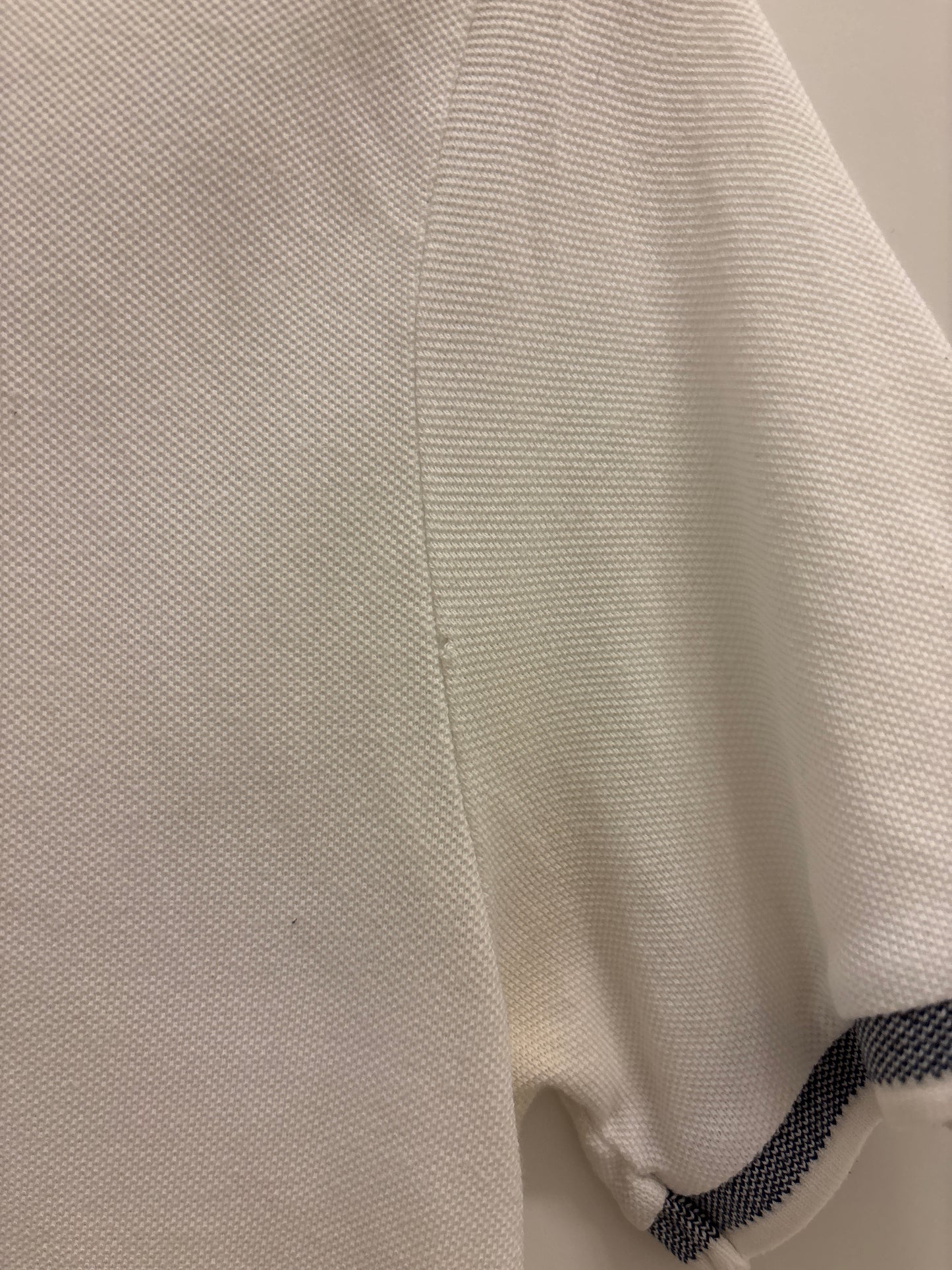 Polo piquée col colorbloc