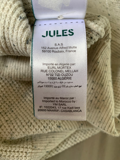 Pull gaufré à col rond