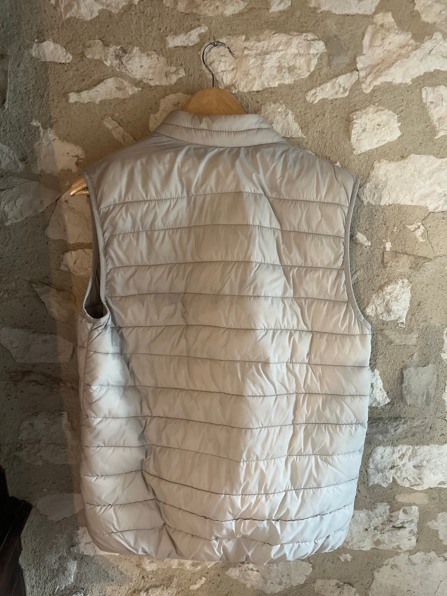 Doudoune sans-manches Beige
