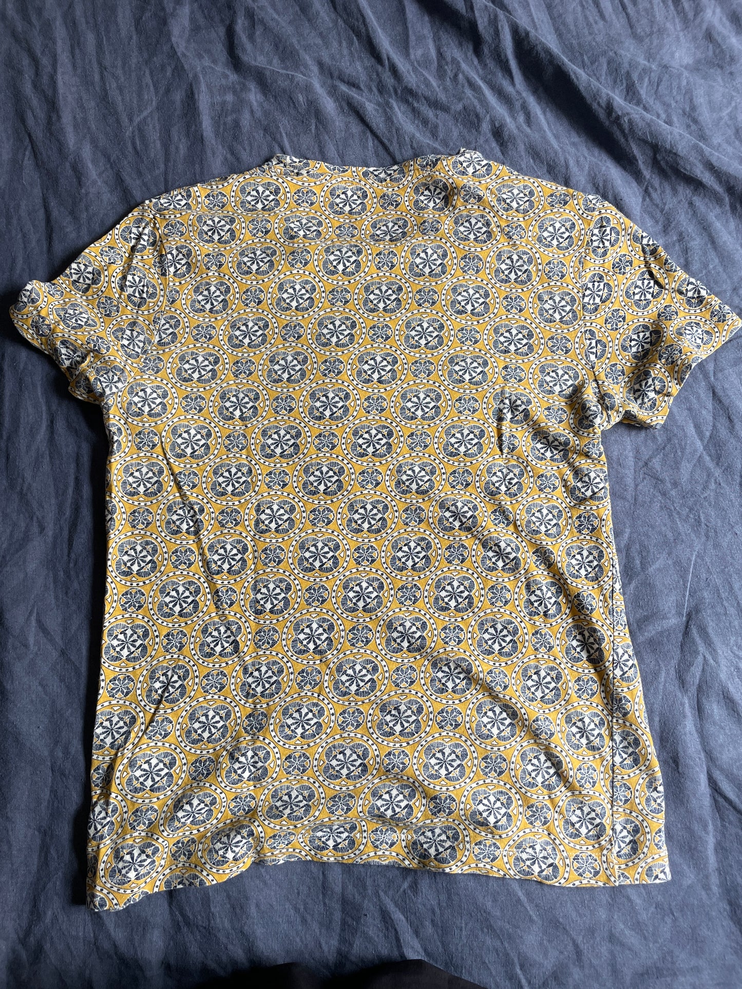 Tee shirt en coton lin imprimé
