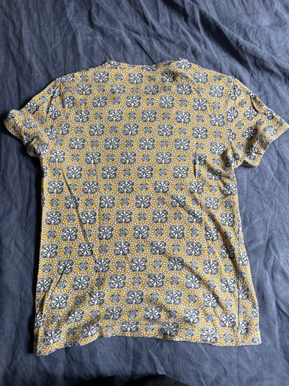 Tee shirt en coton lin imprimé