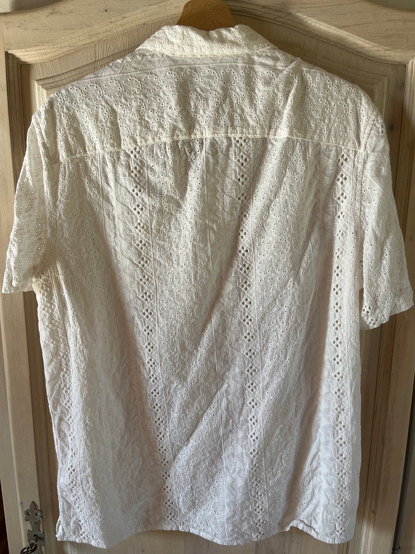 Chemise bohème blanche