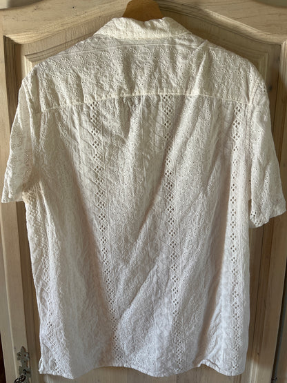 Chemise bohème blanche