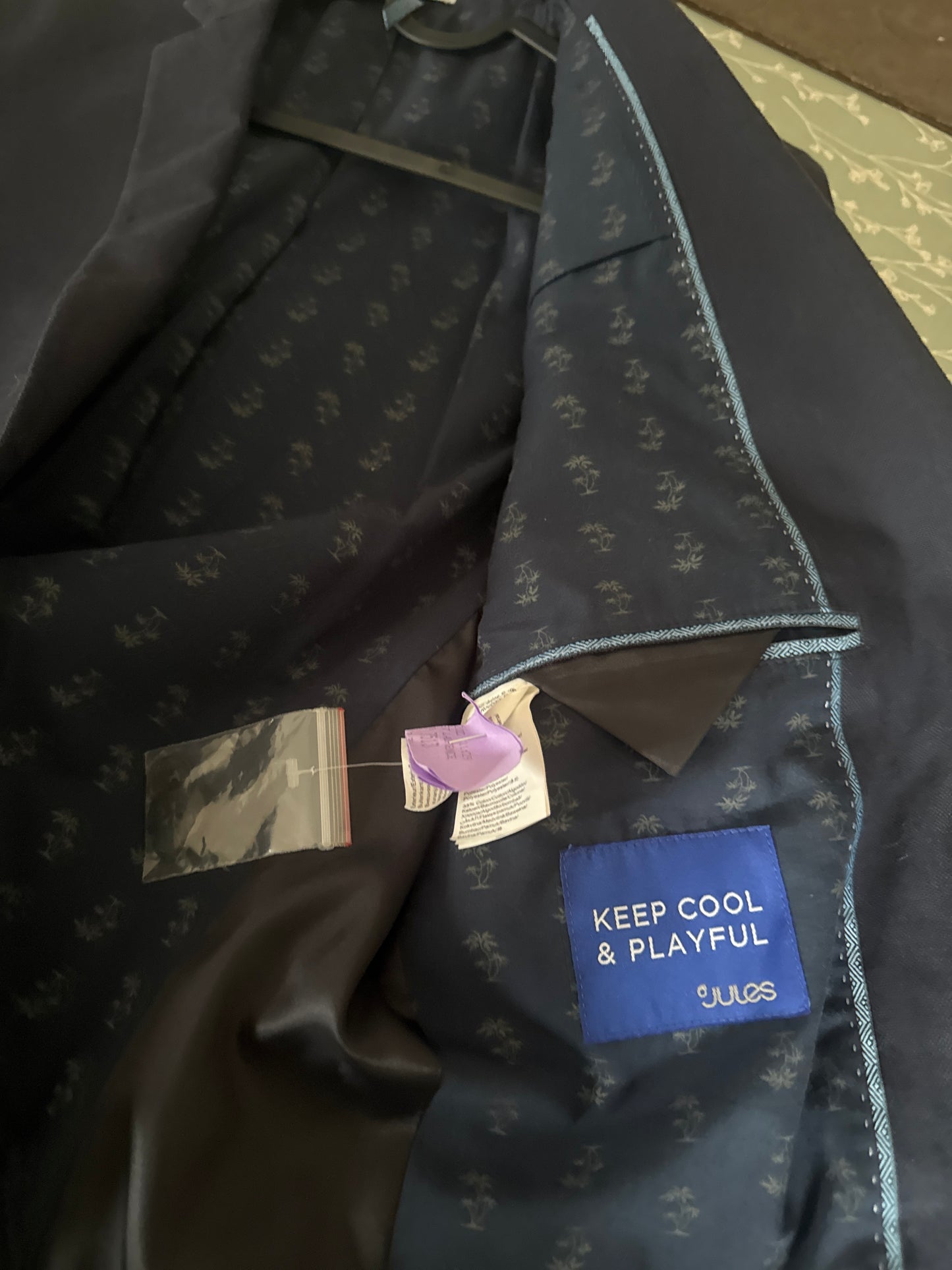 Veste bleue marine