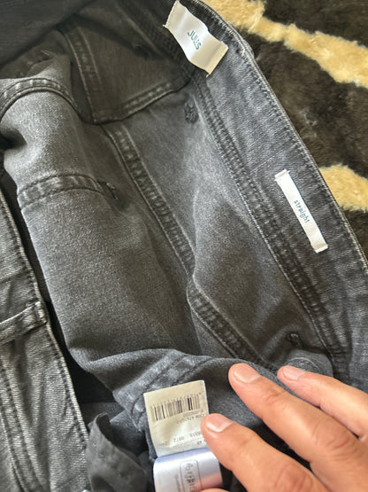 Jean gris foncé straight