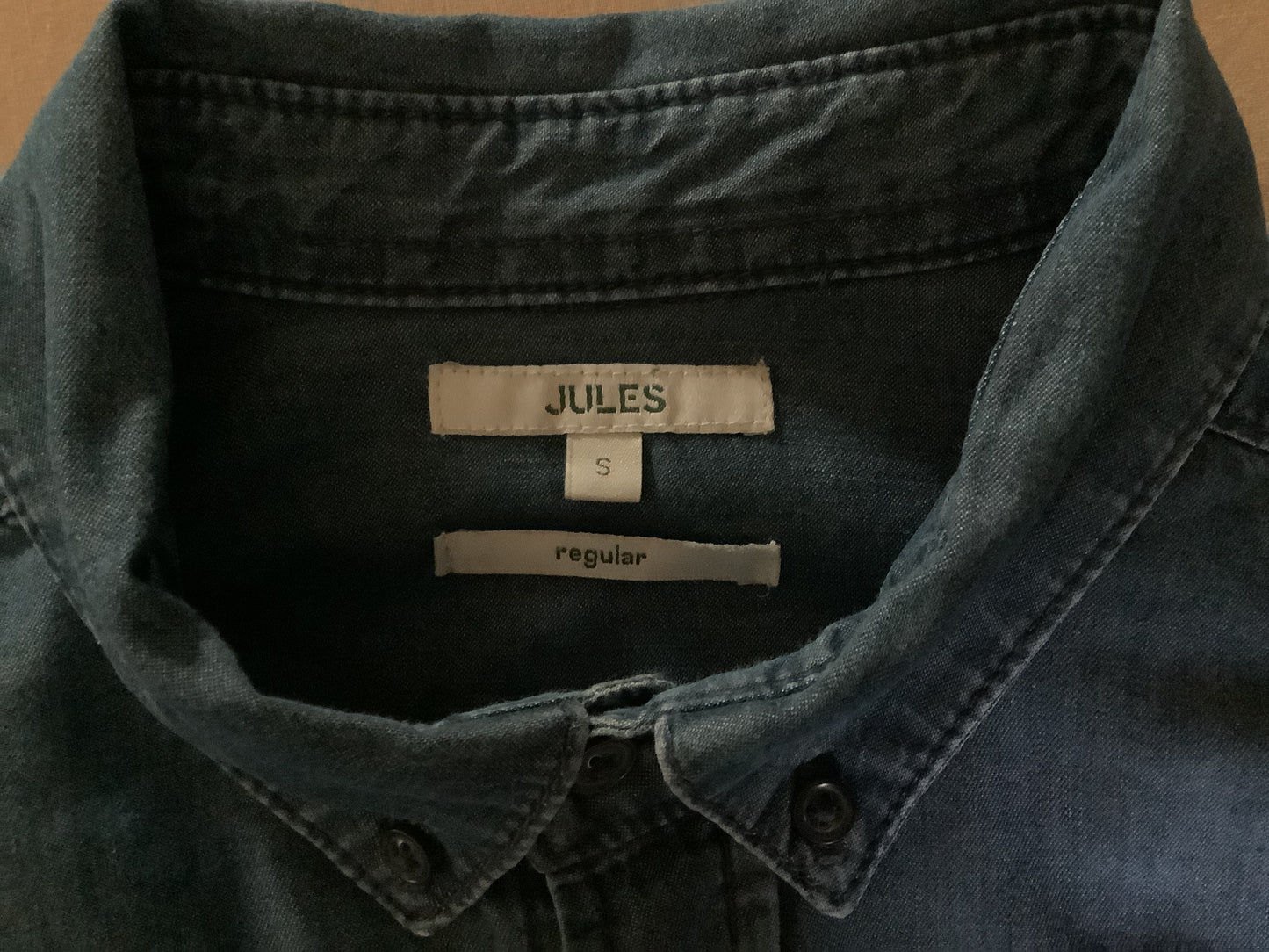 Chemise regular denim coton biologique