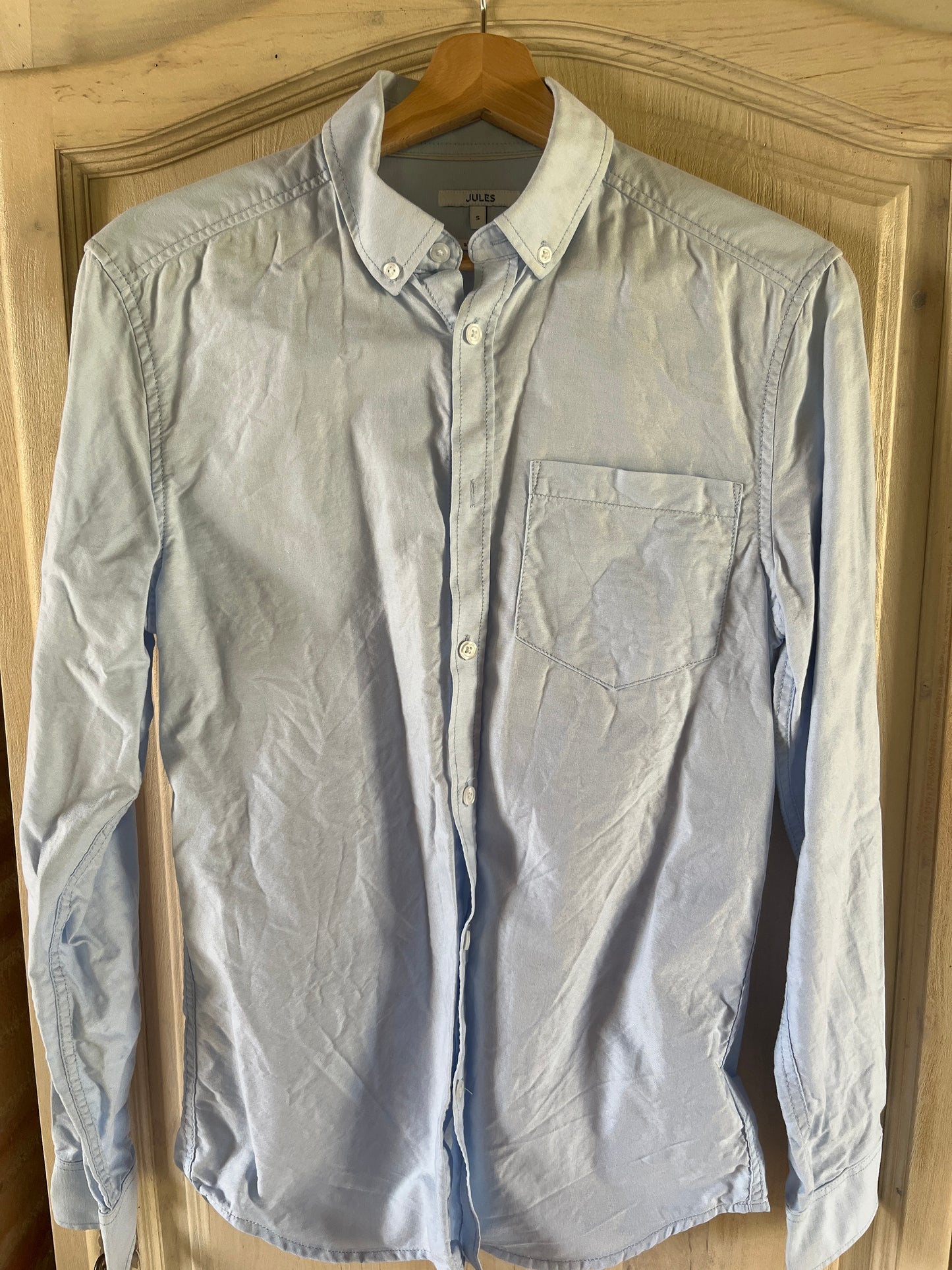 Chemise slim unie oxford coton