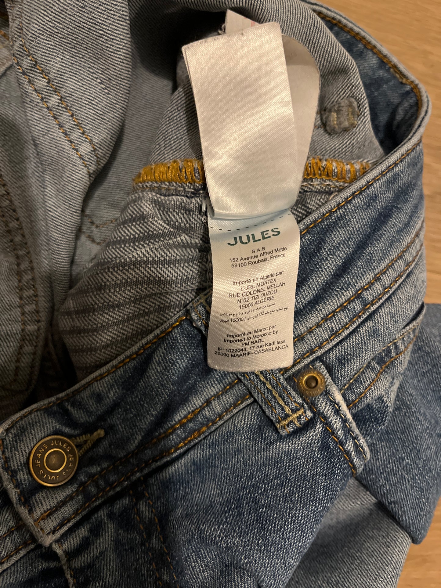 Jean straight 3 longueurs