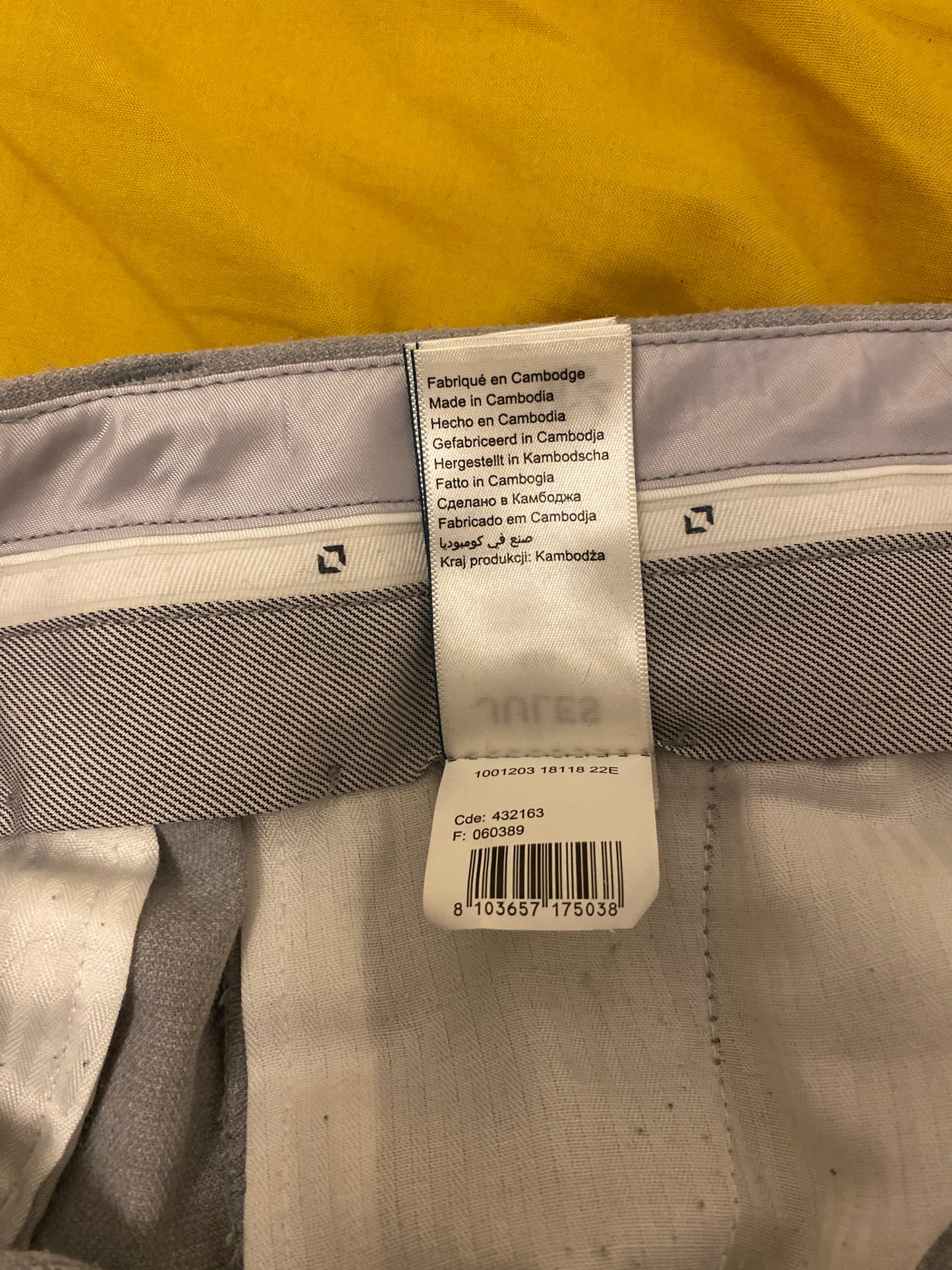 Pantalon de costume extra-slim bistretch