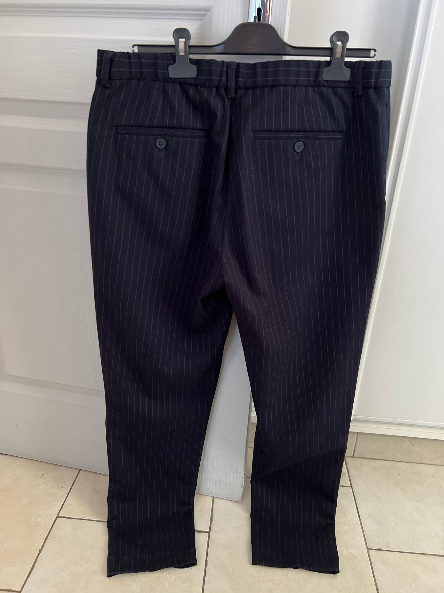 Chino jogger rayures