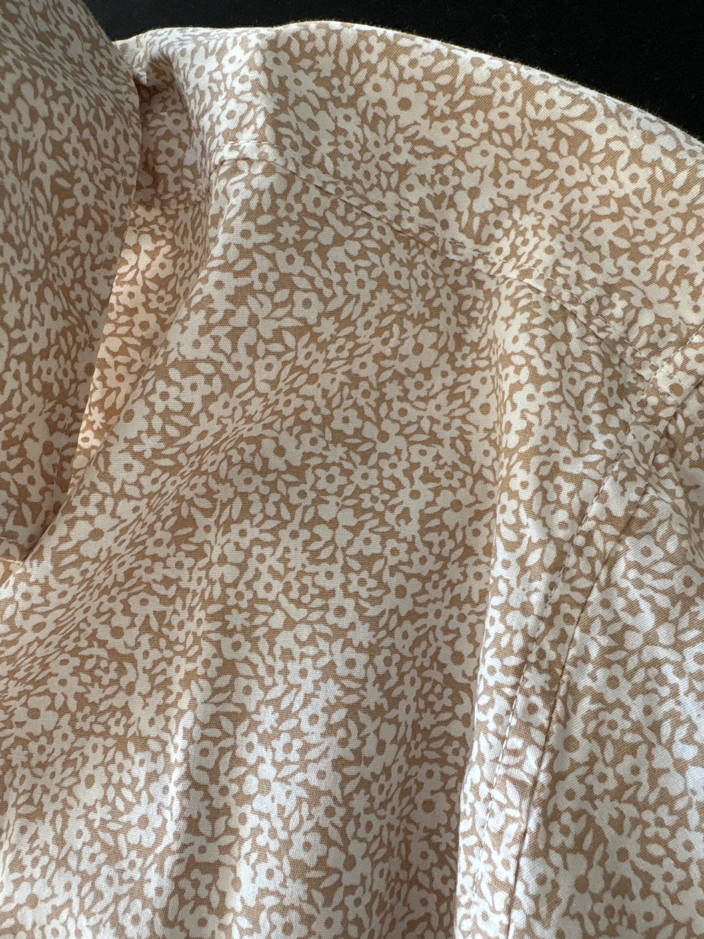 Chemise regular imprimé fleur coton