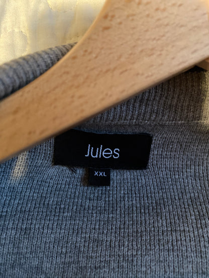 Gilet zippé bandes contrastées