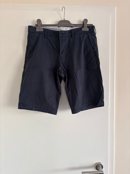 Bermuda chino uni avec ceinture