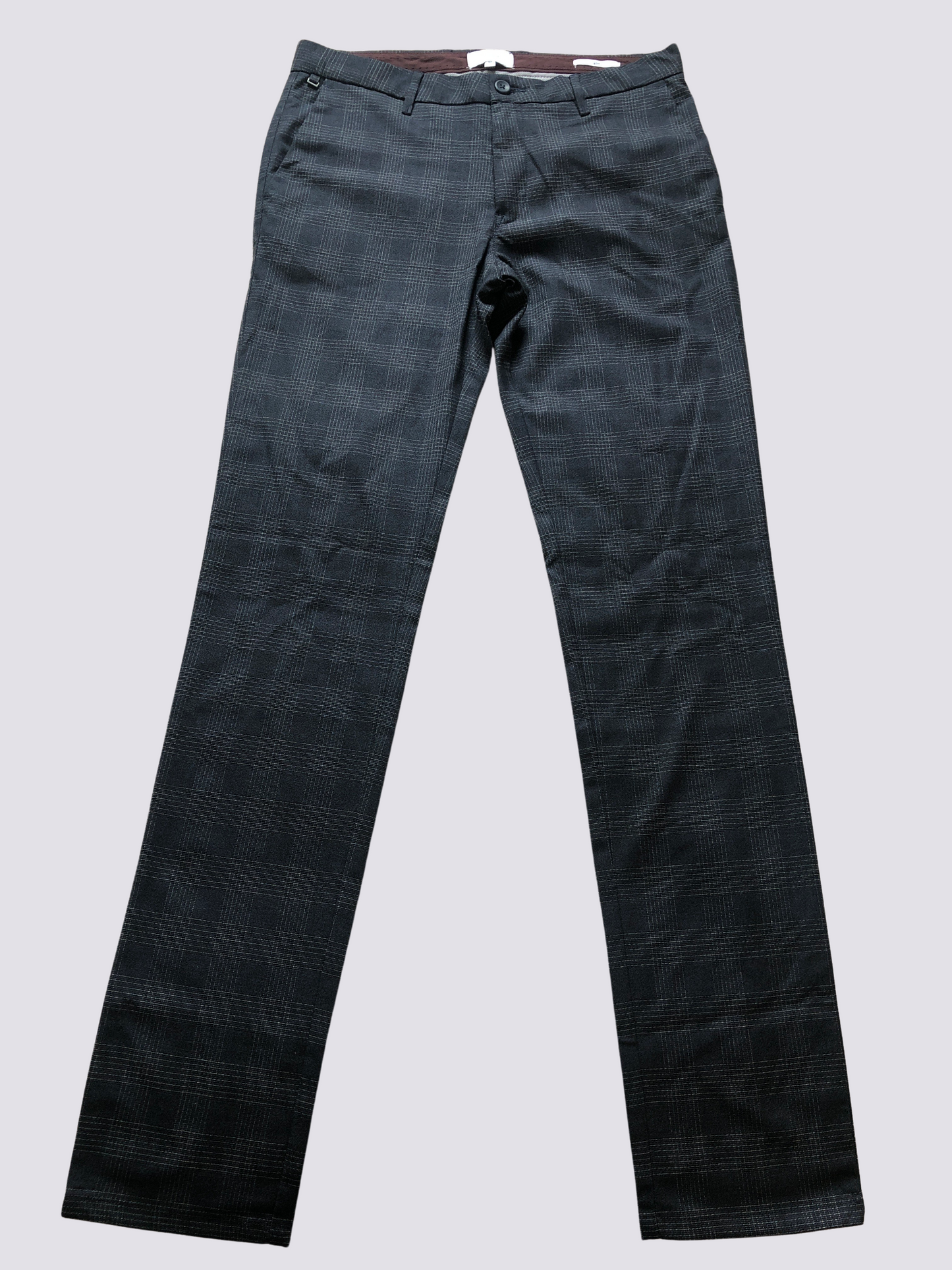 Pantalon bleu et gris