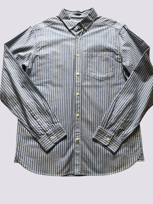 Chemise bleue et blanche