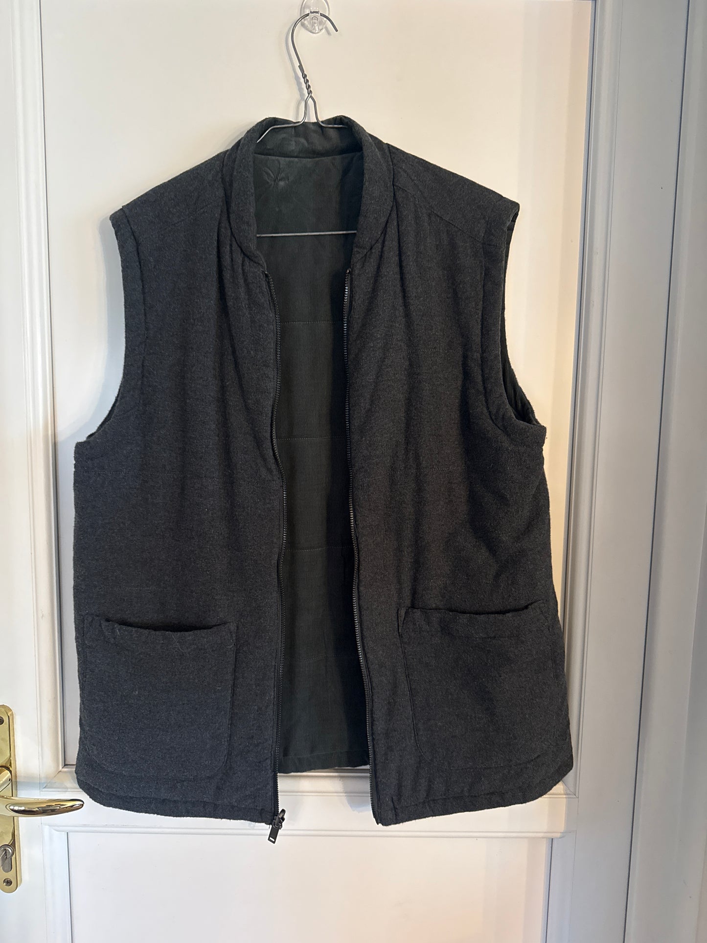 Doudoune en velours réversible