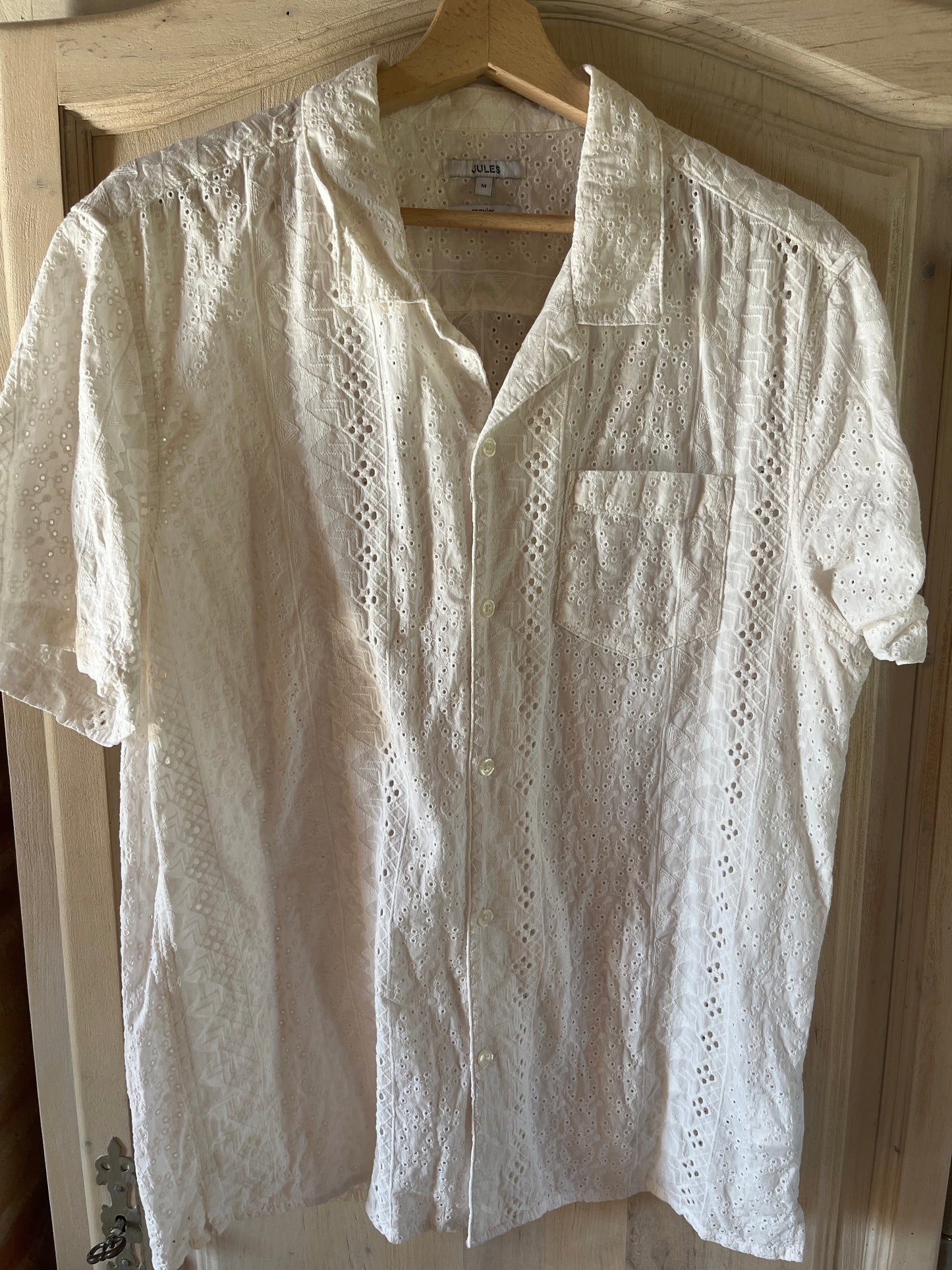 Chemise bohème blanche