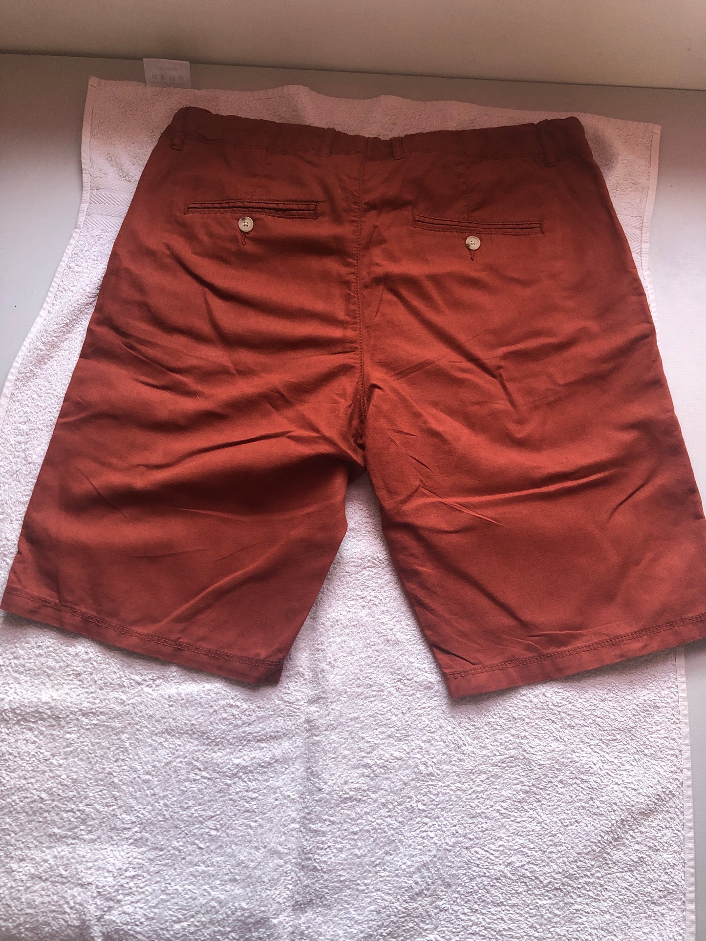 Bermuda chino coton lin