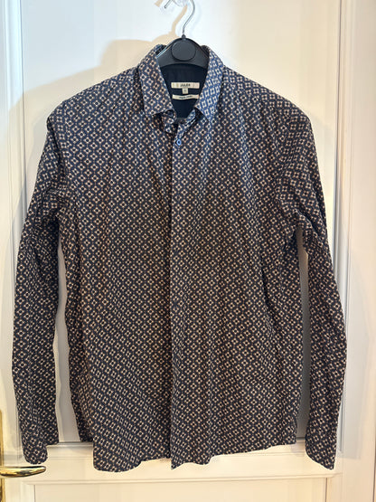 Chemise regular imprimé géométrique coton biologique