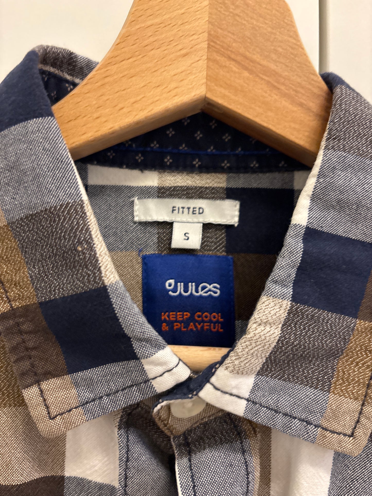 Chemise Oxford à  Carreaux Ajustée