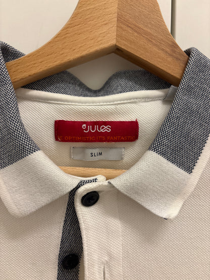 Polo piquée col colorbloc