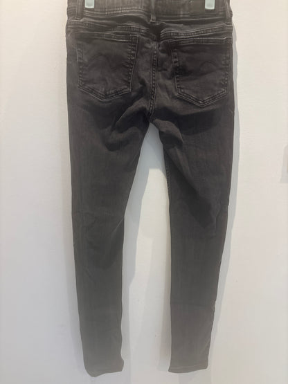 Jean Skinny 4 longueurs noir lavé