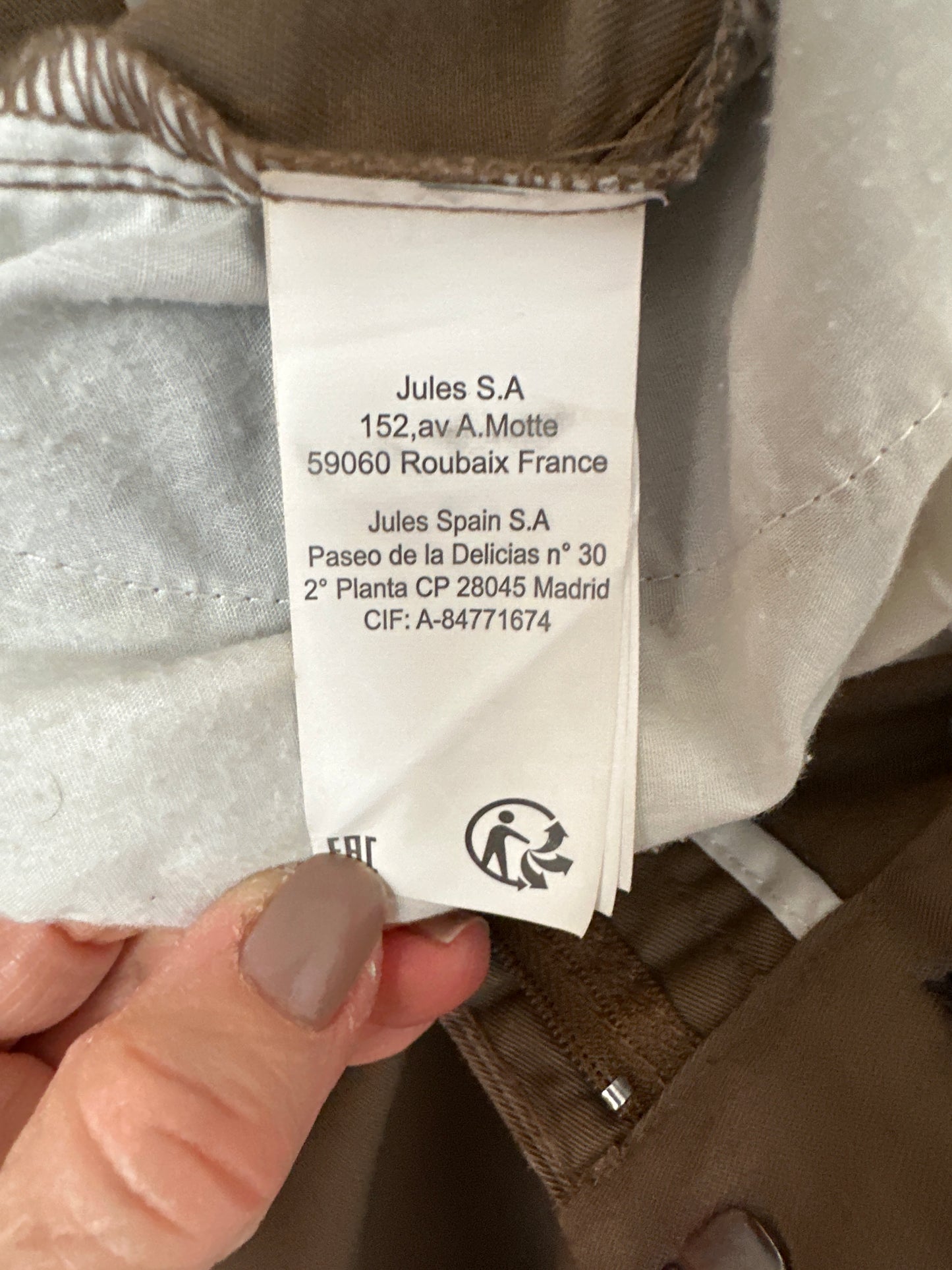Chino slim urbain en twill