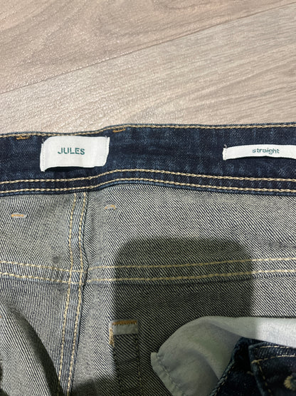 Jean straight bleu marine
