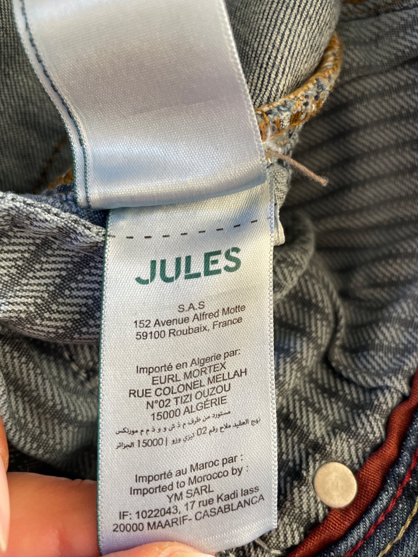 Jean straight 3 longueurs
