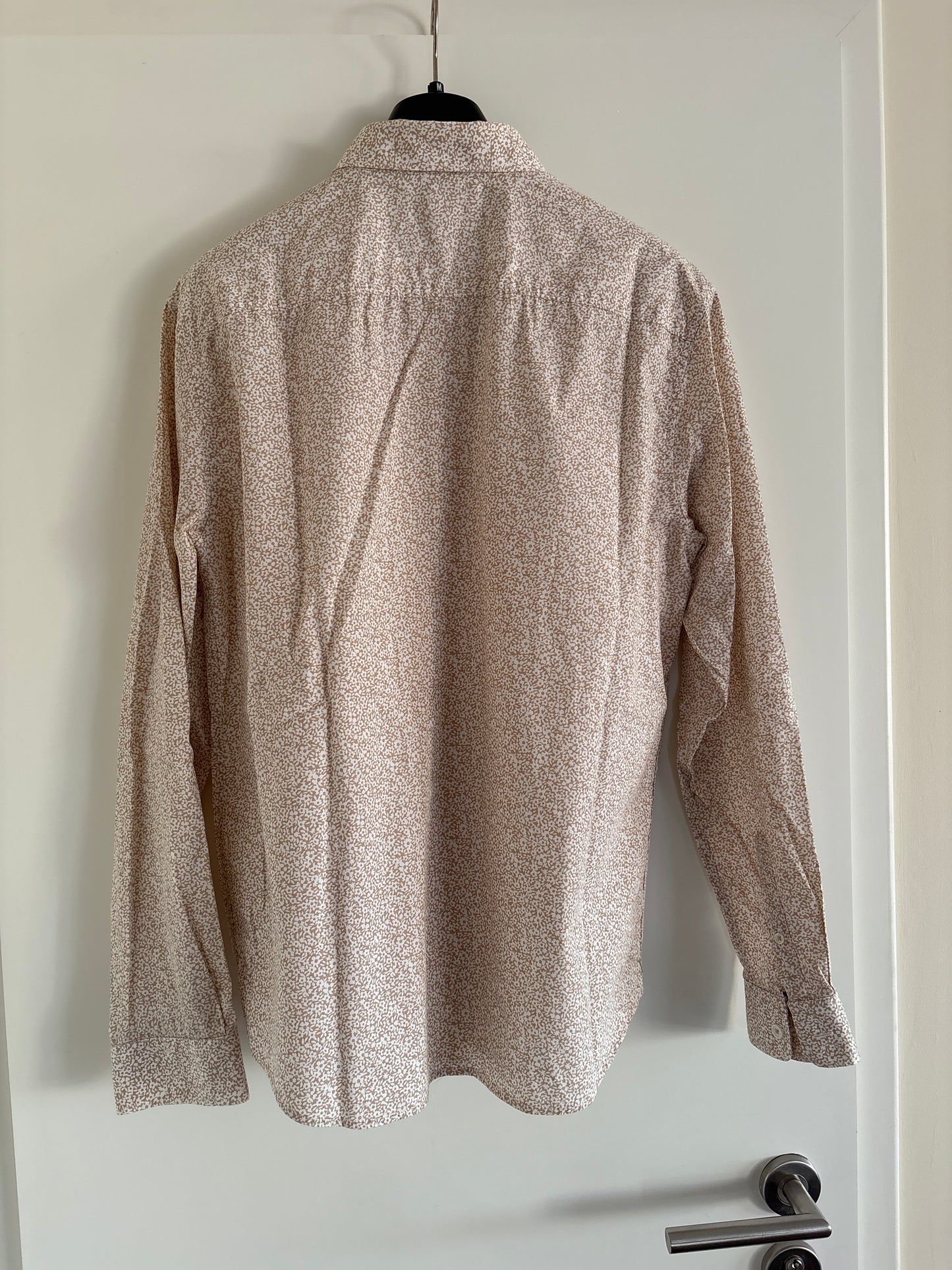 Chemise regular imprimé fleur coton