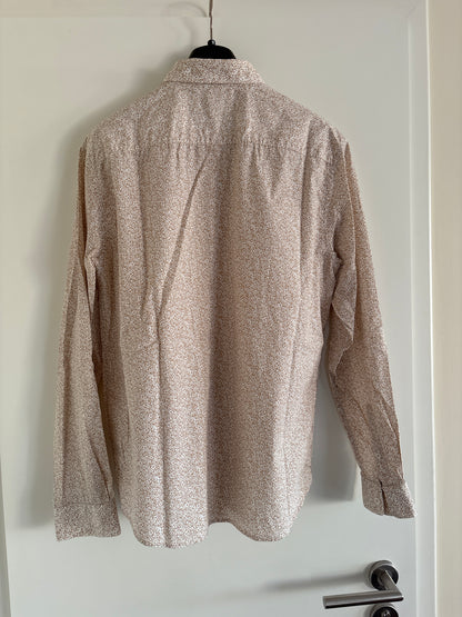 Chemise regular imprimé fleur coton