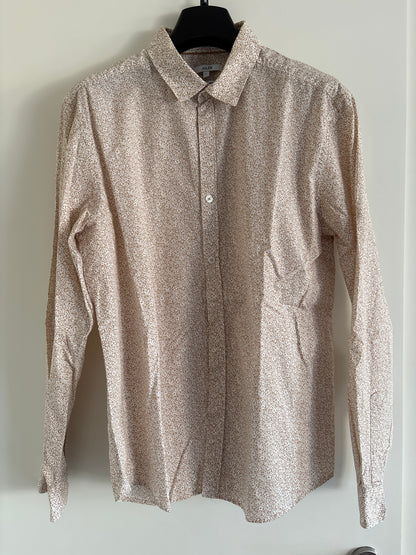 Chemise regular imprimé fleur coton