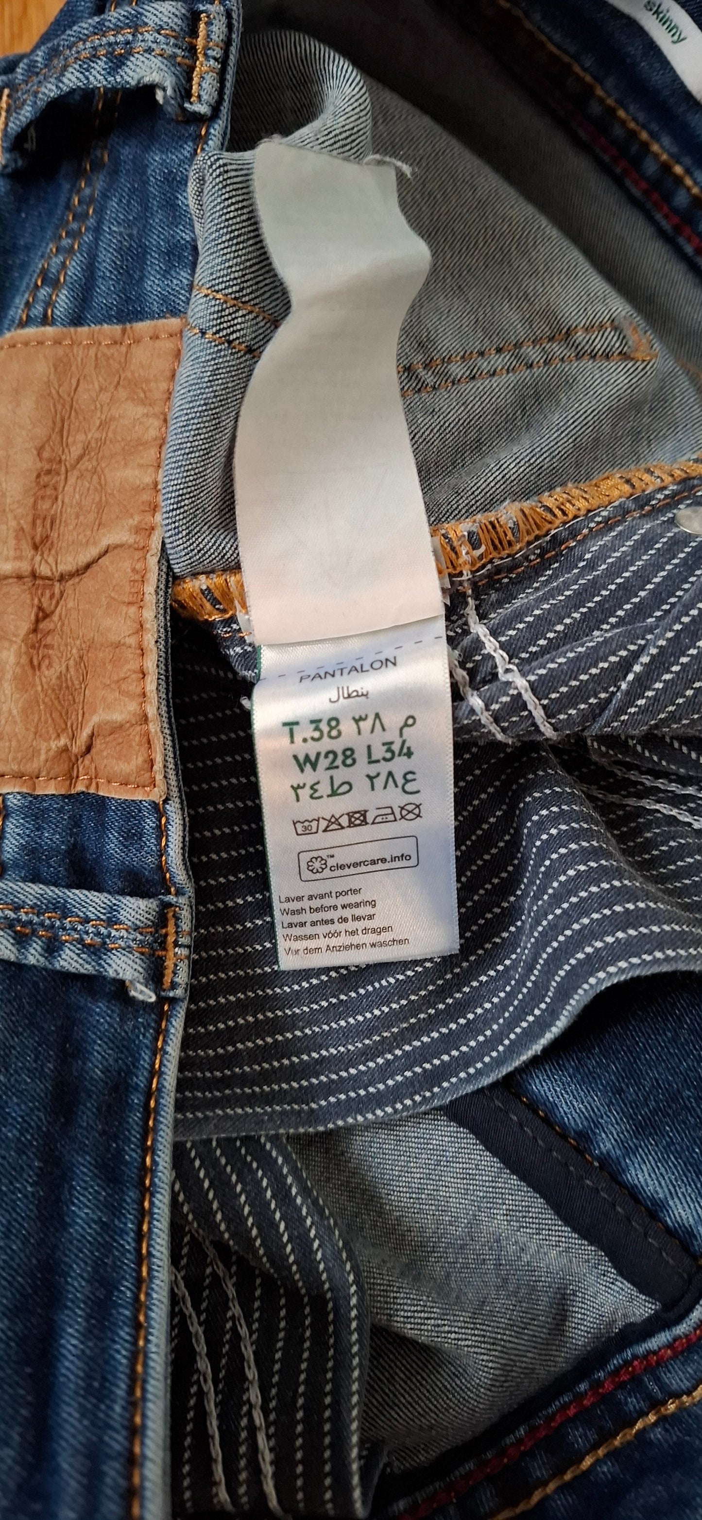 Jean skinny 3 longueurs