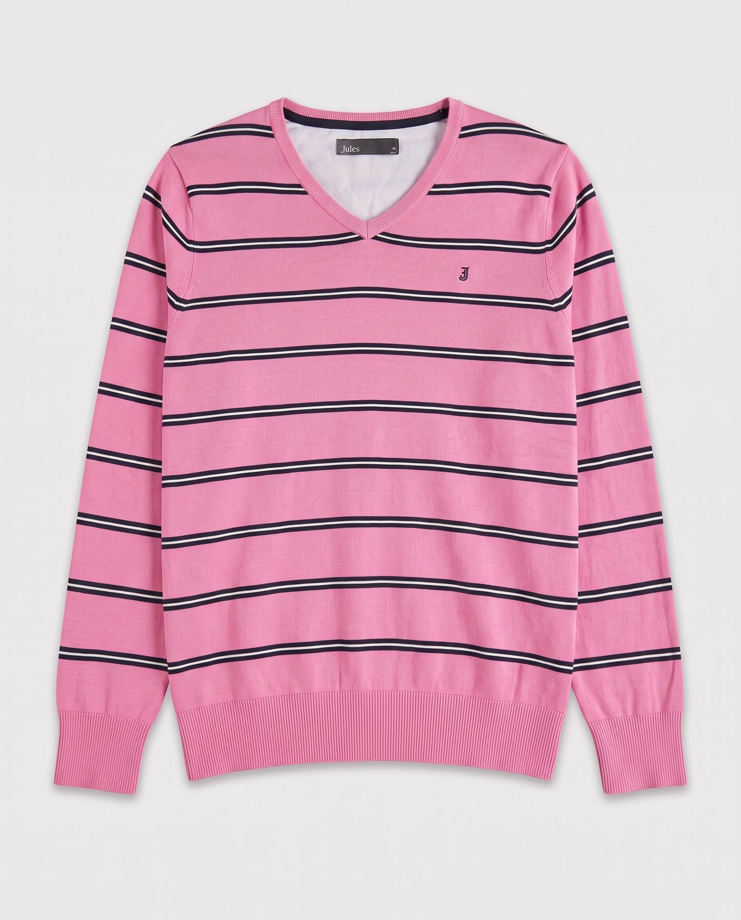 Pull col V rose M