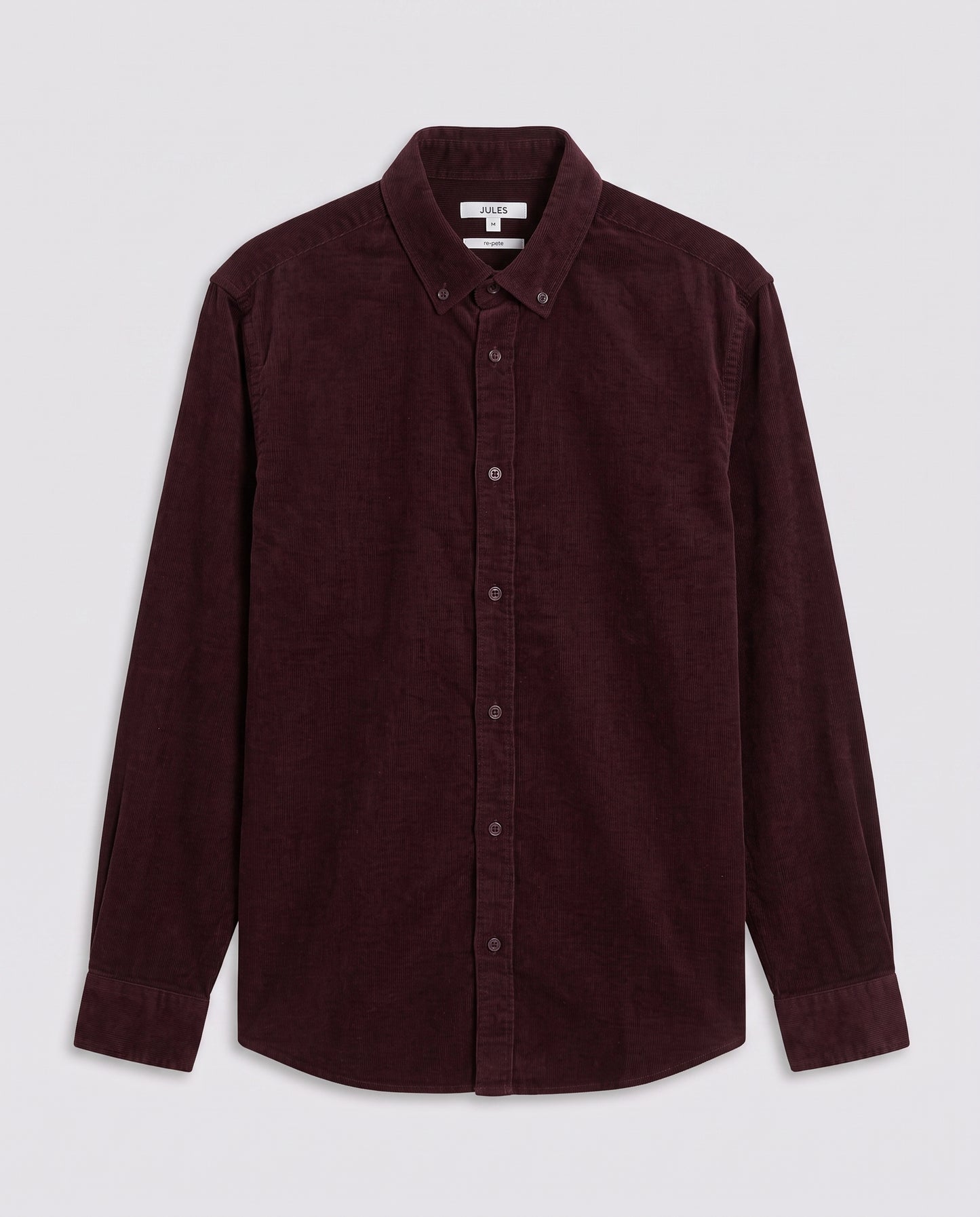 Chemise bordeau -prune
