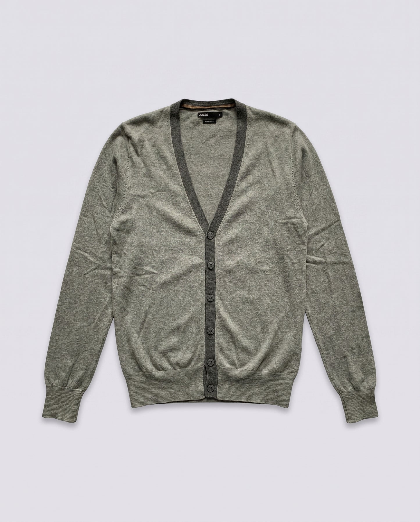 Gilet gris Taille S coton cachemire