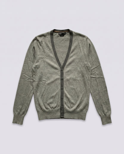Gilet gris Taille S coton cachemire