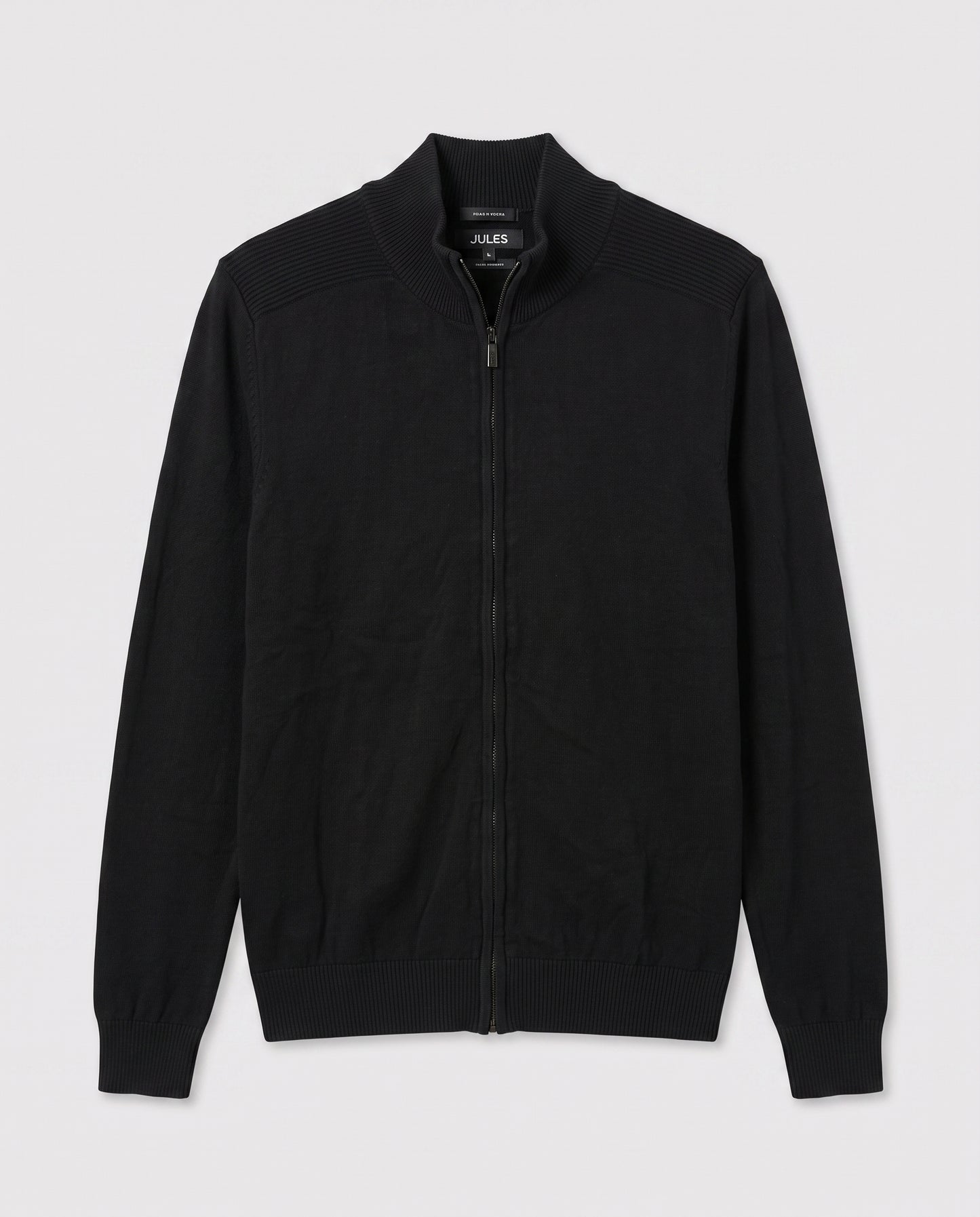 Pull zippé noir