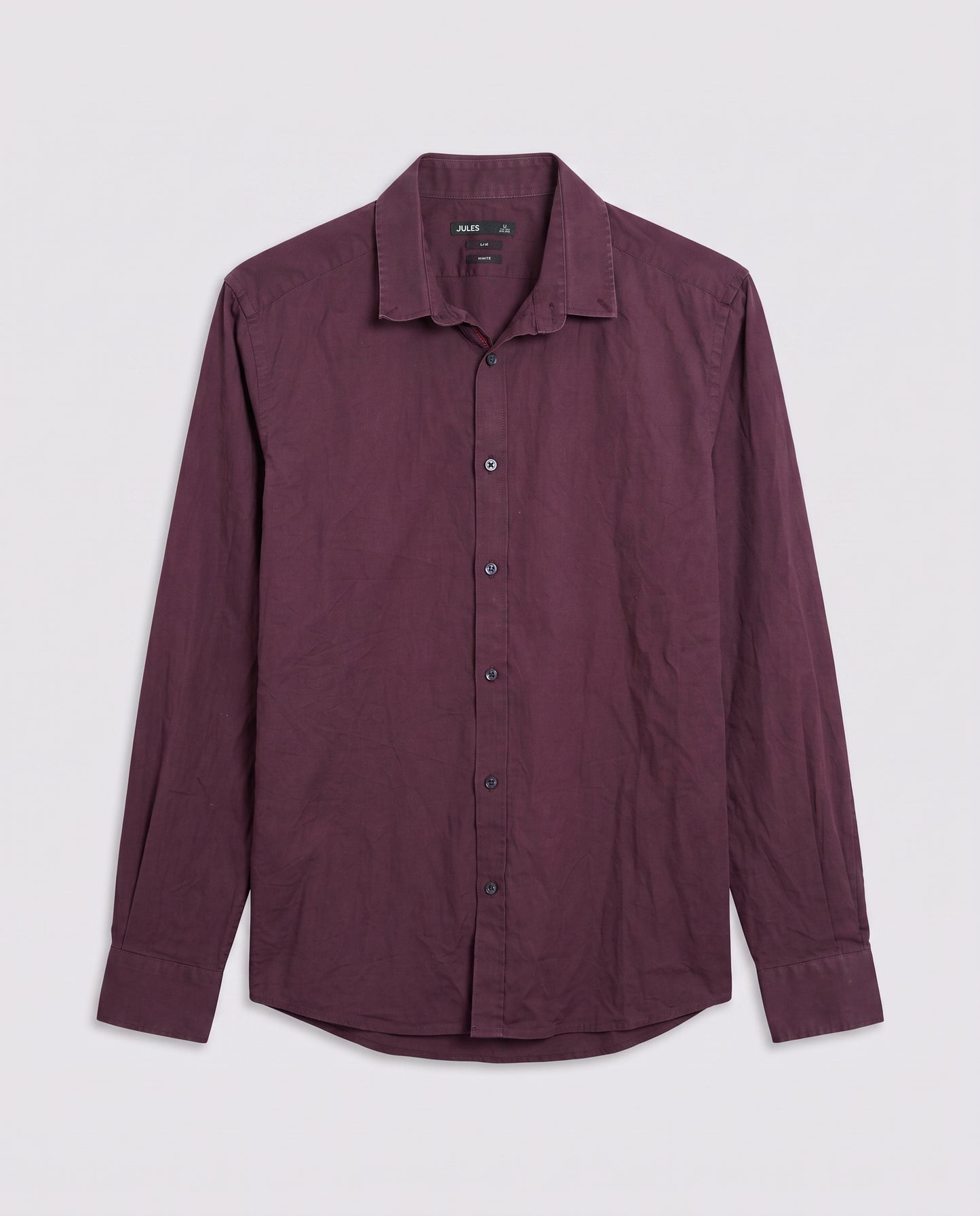 Chemise mauve slim elasthane