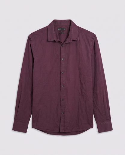 Chemise mauve slim elasthane