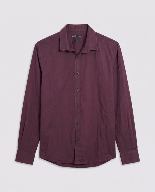 Chemise mauve slim elasthane