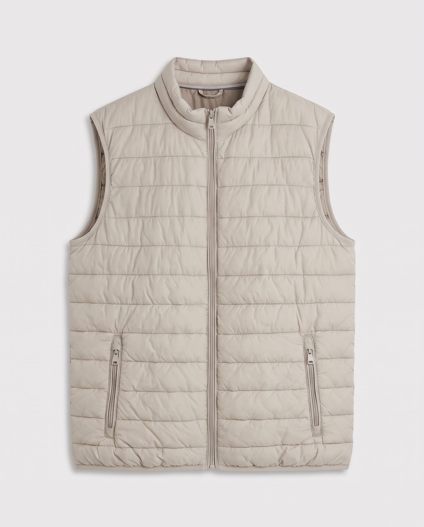 Doudoune sans-manches Beige