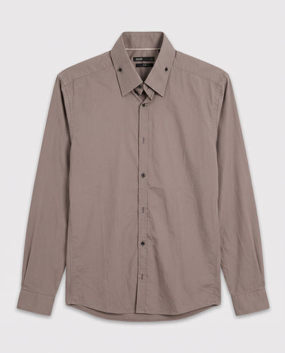 Chemise boutons carrés