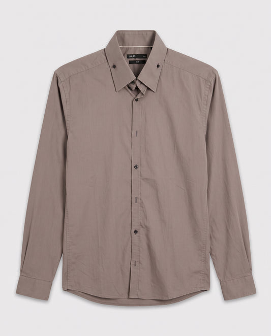 Chemise boutons carrés